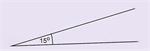 15-degree angle