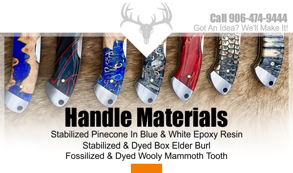 Customize Your Knife | Rapid River Knifeworks Knife Store