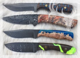 Custom Damascus Knives