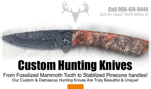 custom hunting knives