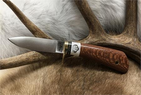 Leopard/Whitetail Antler Knife