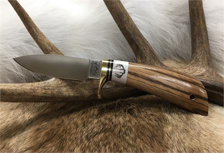 Zebra Wood/Whitetail Antler Knife