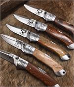 Yooper Pocket Clip with Wood Handle Pocket Knife